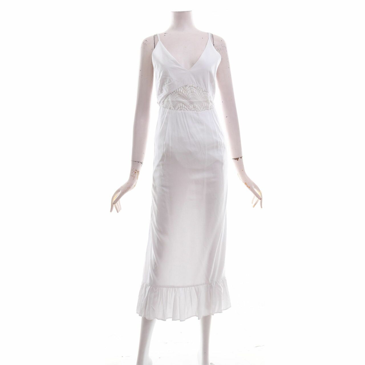 Lovo White Midi Dress