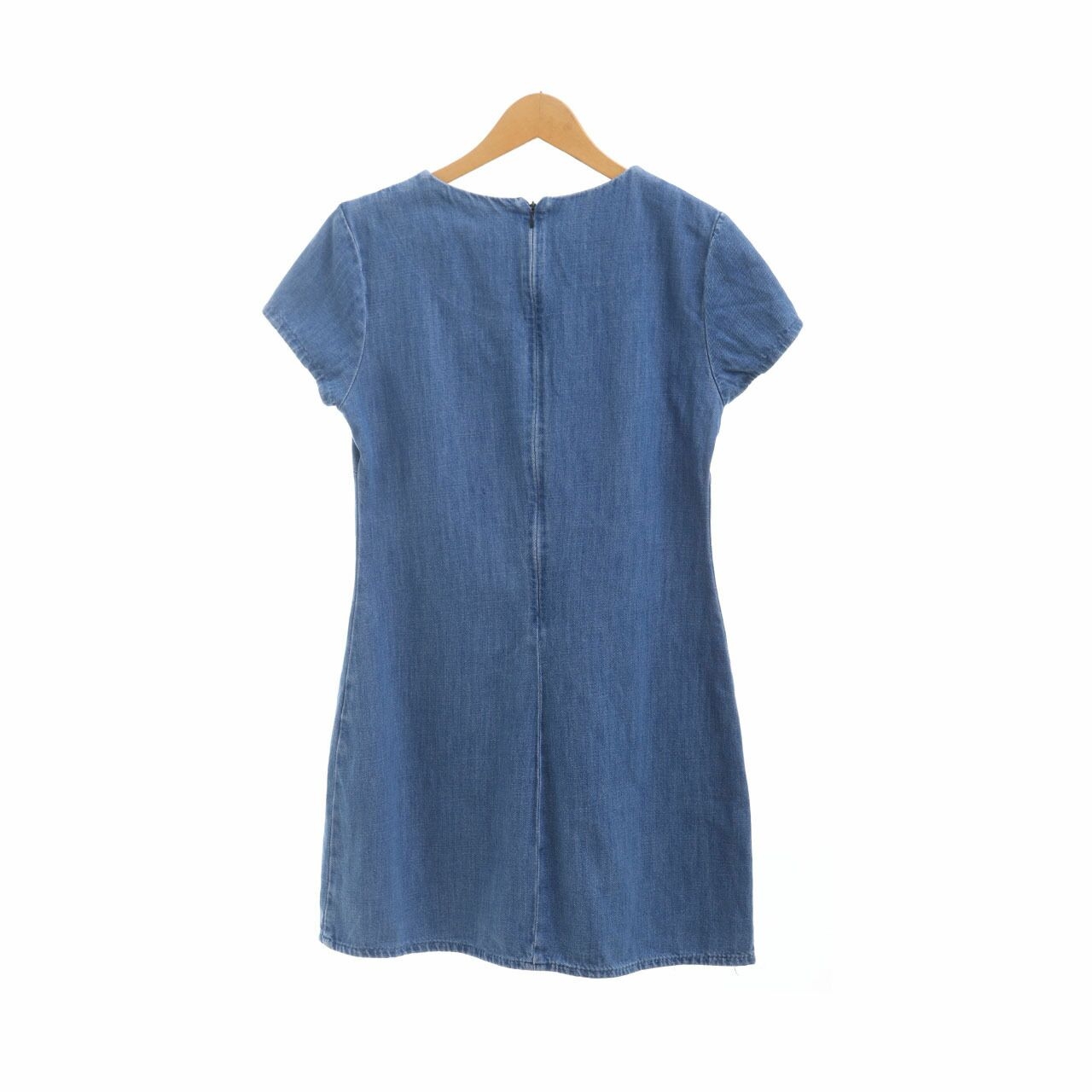 Zara Blue Denim Mini Dress