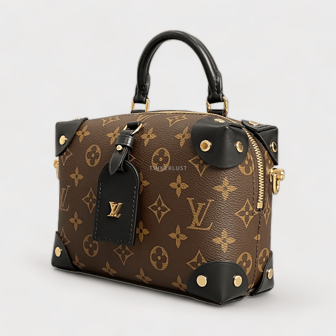 Louis Vuitton Petite Malle Souple Monogram Canvas Black GHW Handbag