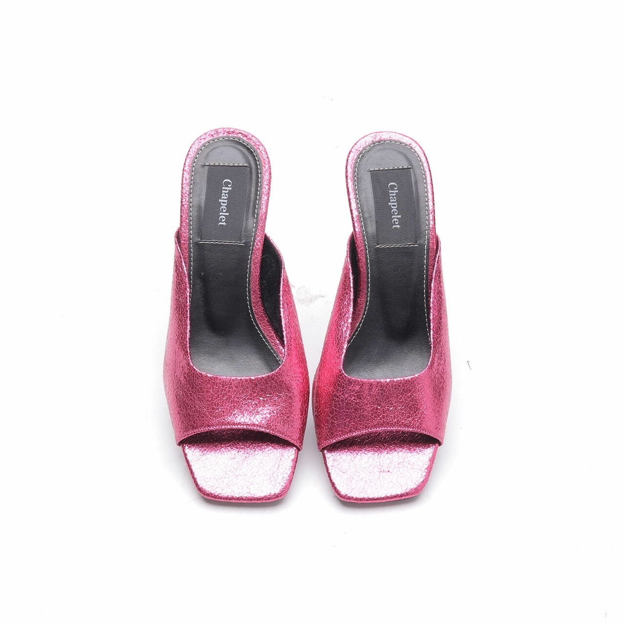 Chapelet Pink Metallic Heels