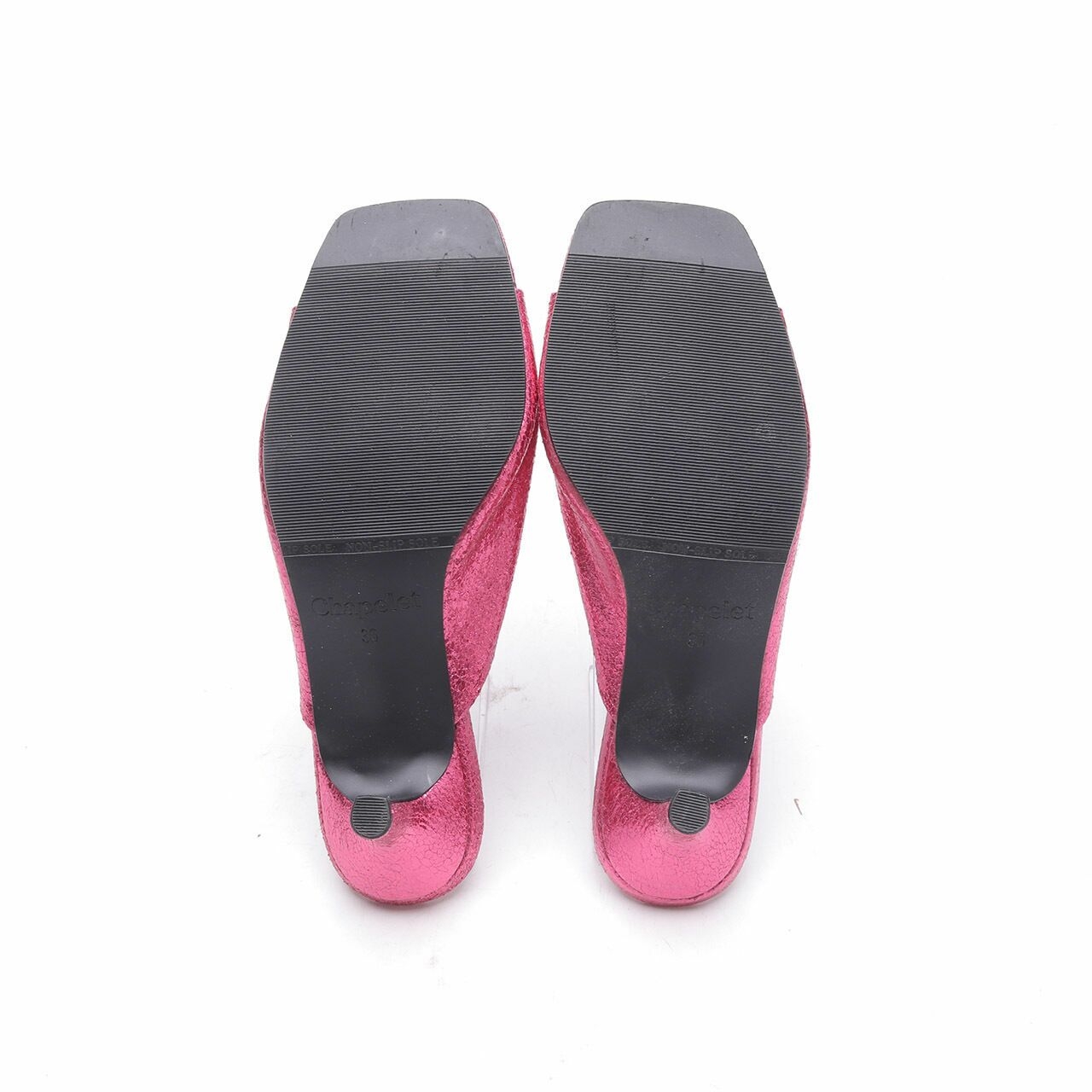 Chapelet Pink Metallic Heels