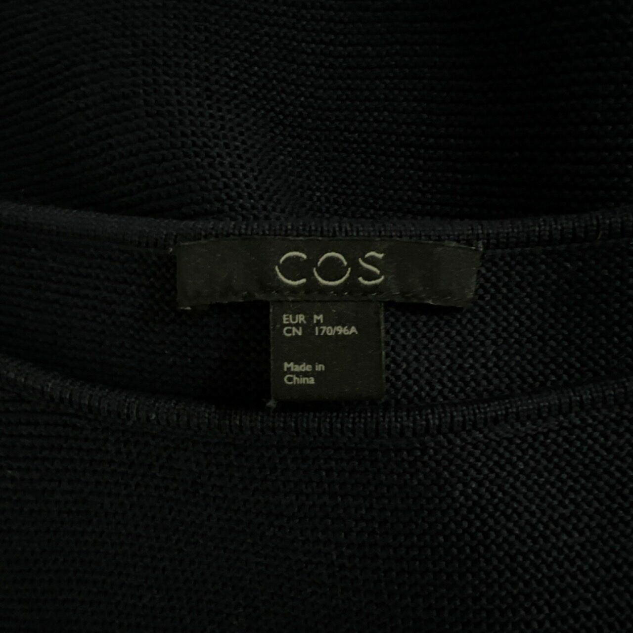 Cos Dark Blue Knit Blouse