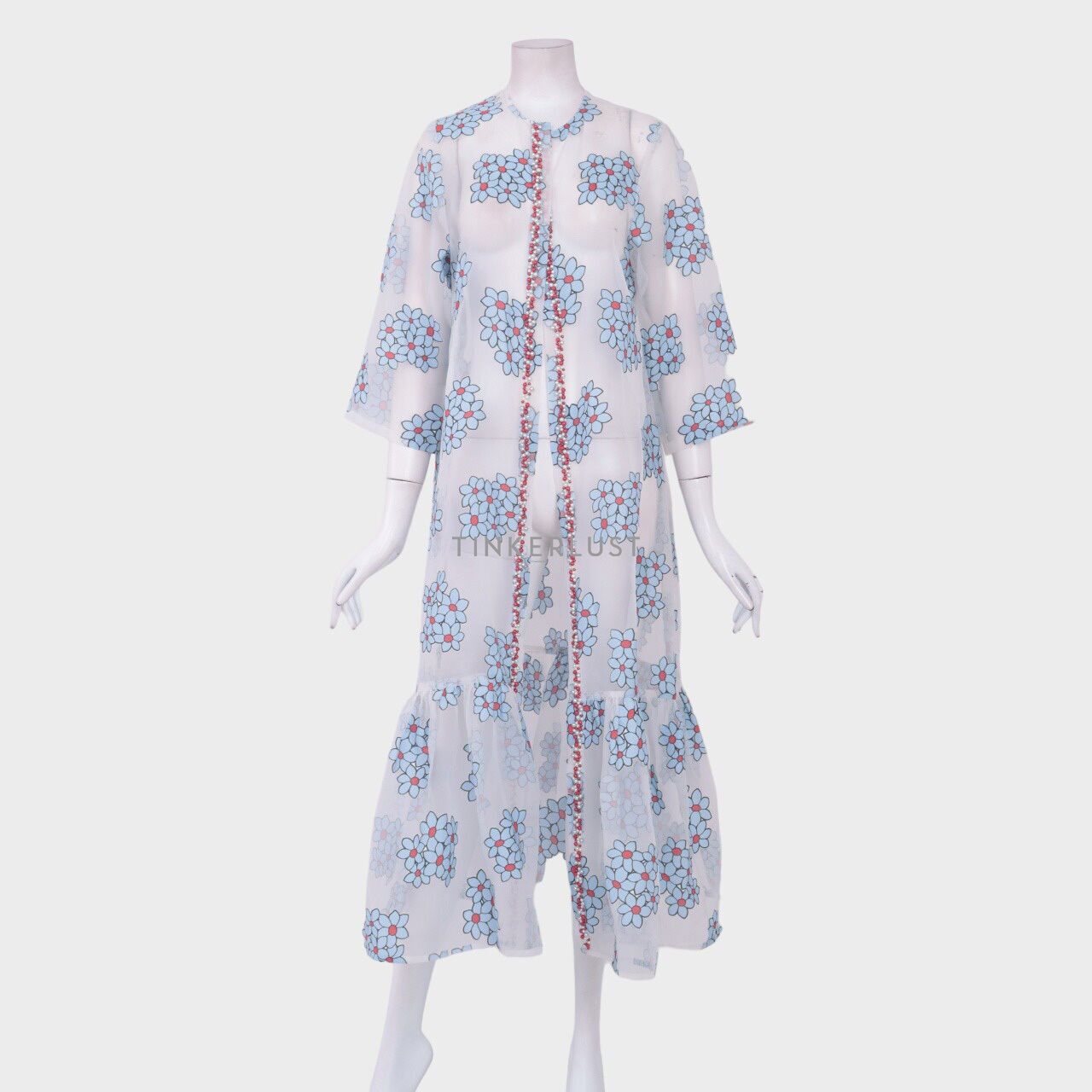 Private Collection Blue Floral Long Kimono
