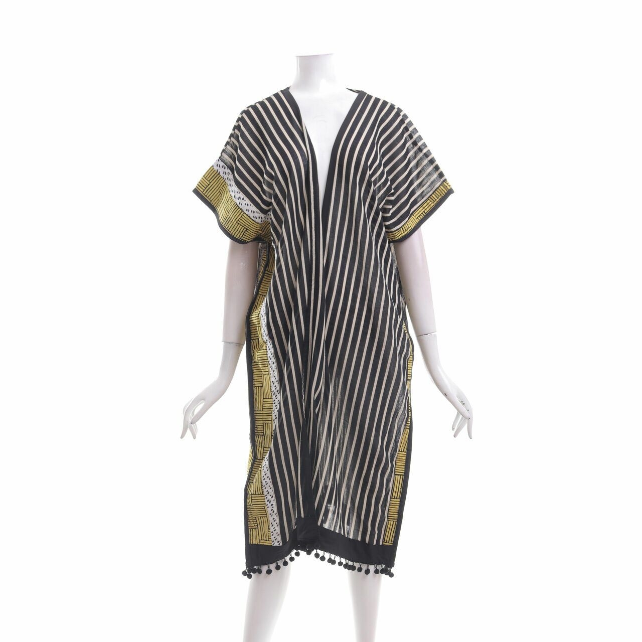 Shawl & Co Multicolor Stripes Kimono
