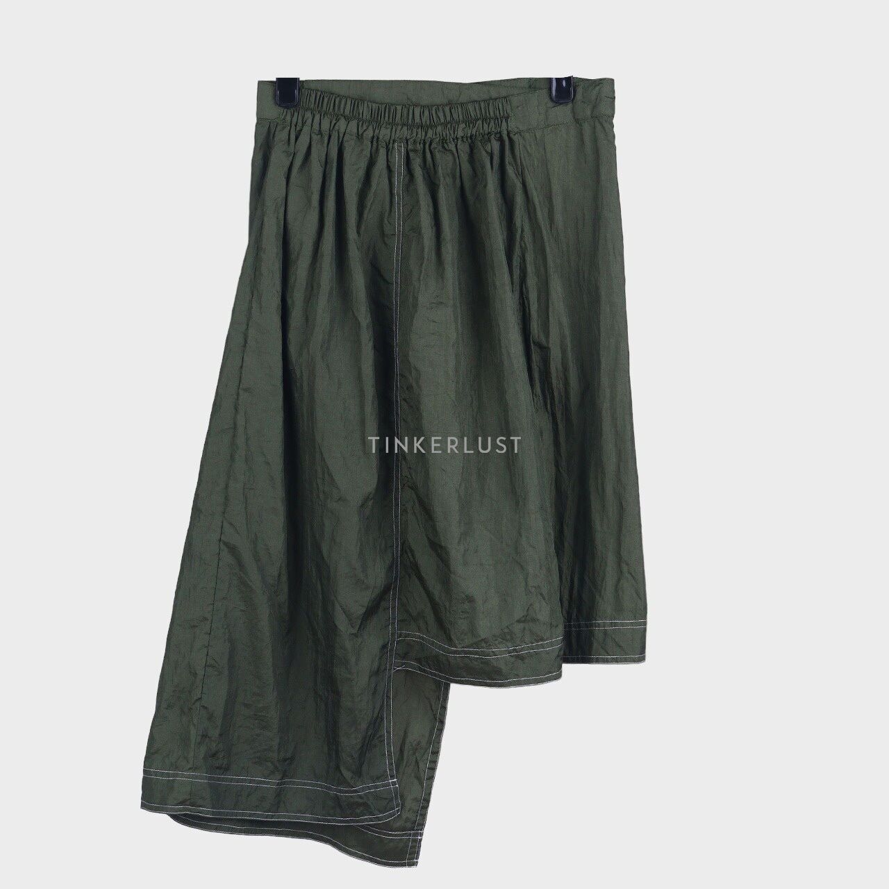 Morningsol Dark Green Asymmetric Skirt