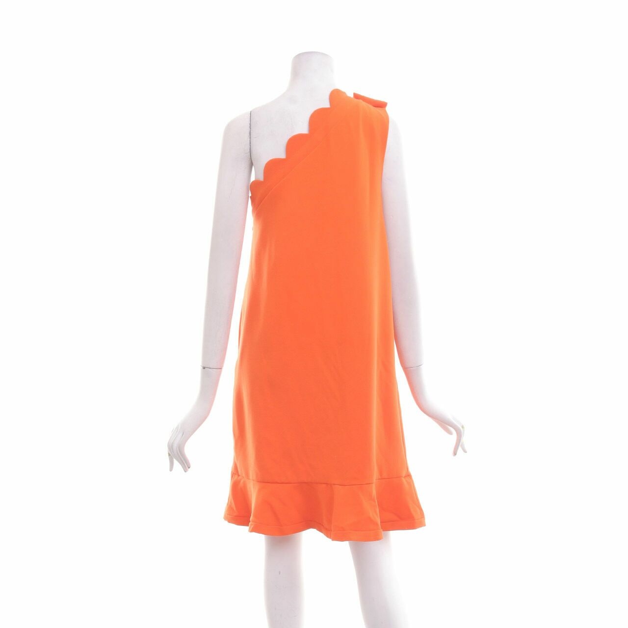 Victoria Beckham For Target Orange Midi Dress