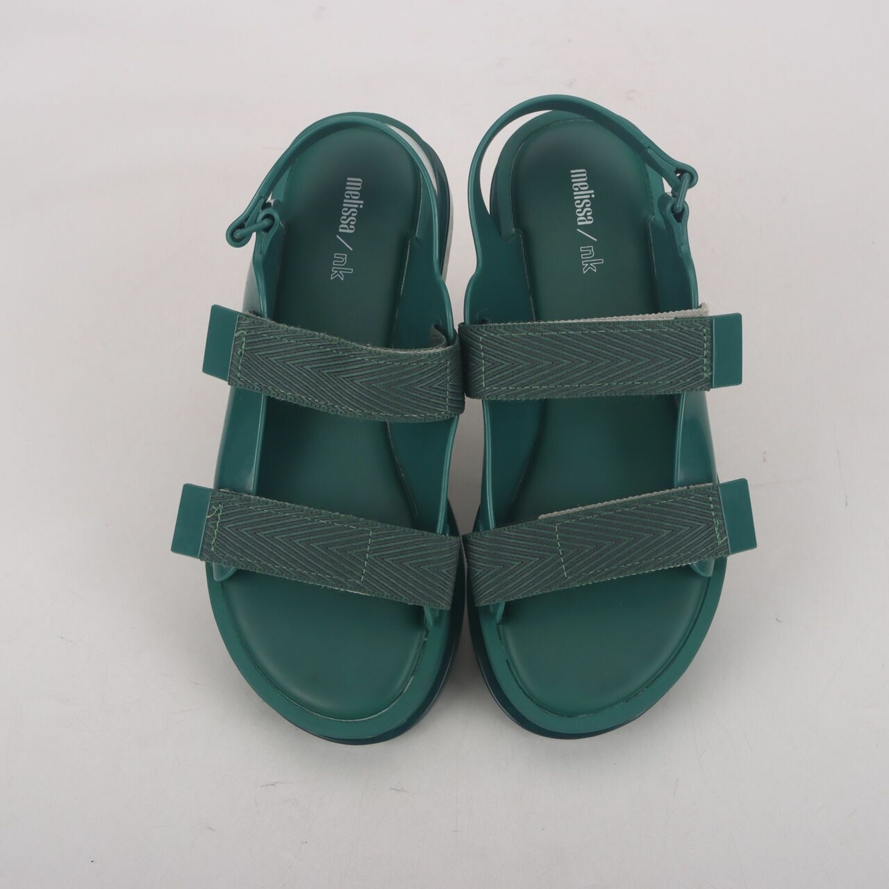 Melissa Flox III + NK Store Ad Green Sandals