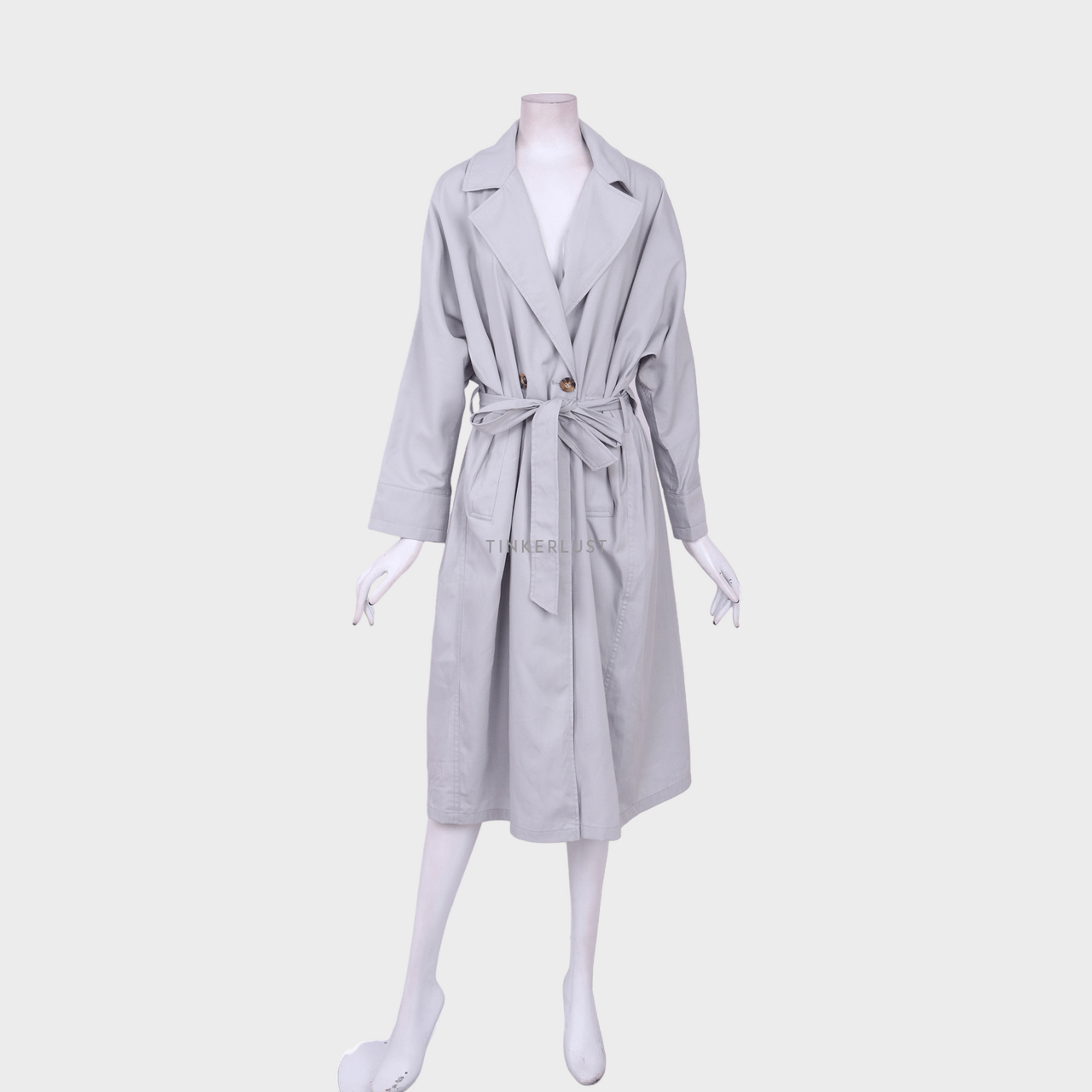 american holic Light Grey Coat