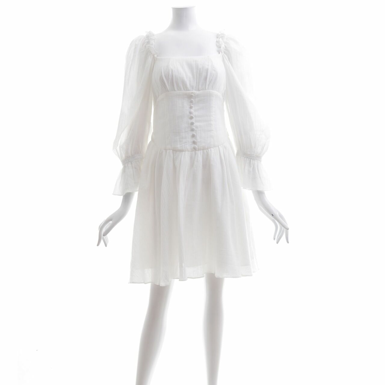 Brier White Joseline Mini Dress