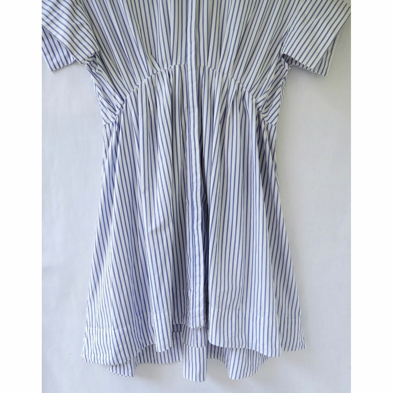Victoria Beckham For Target White Stripes Midi Dress