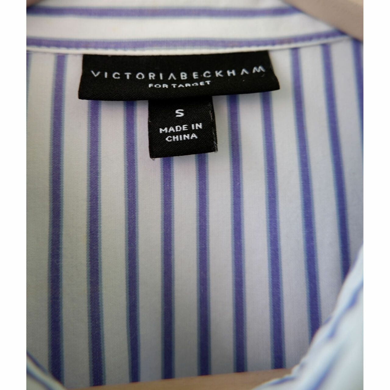 Victoria Beckham For Target White Stripes Midi Dress