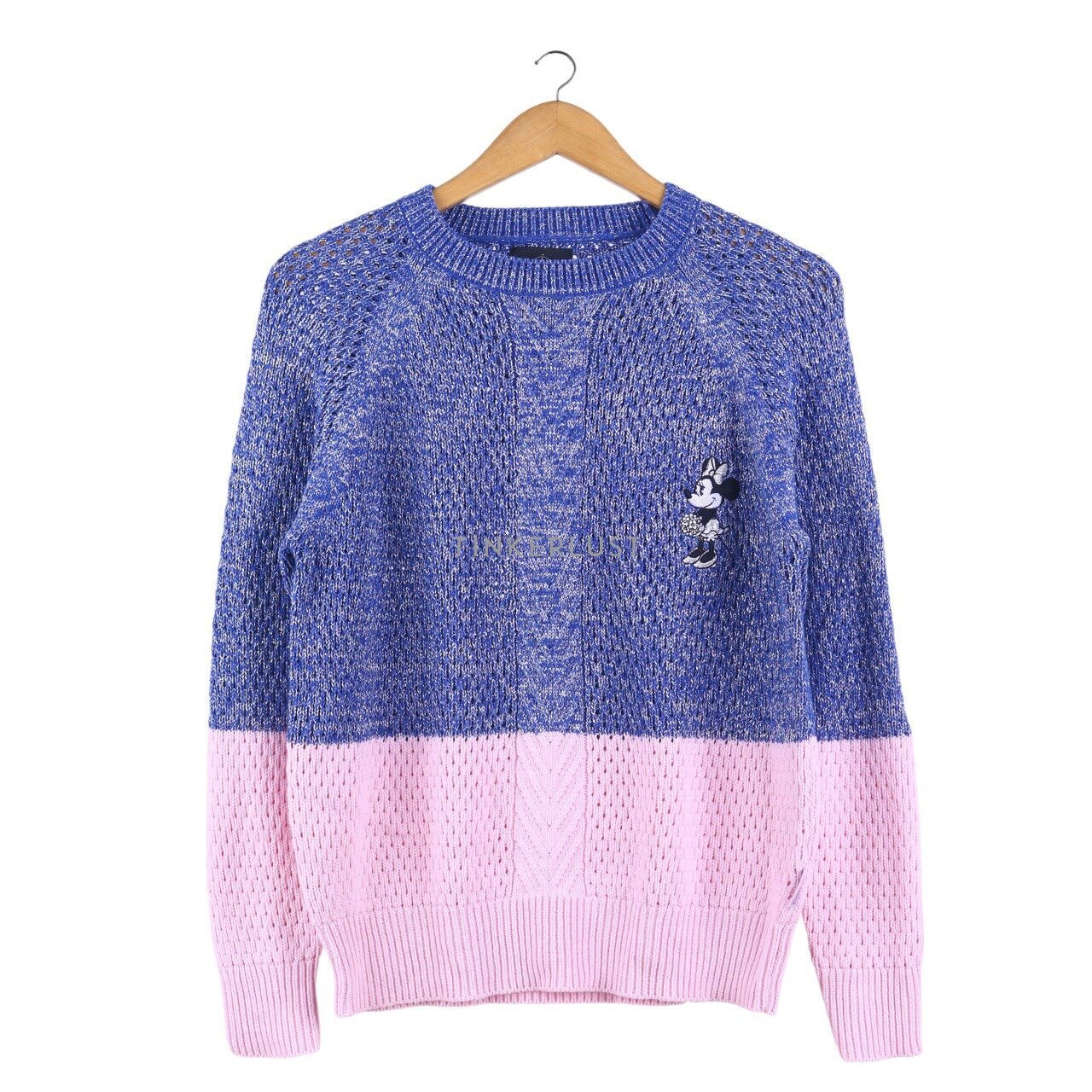 Disney Blue & Pink Knit Sweater