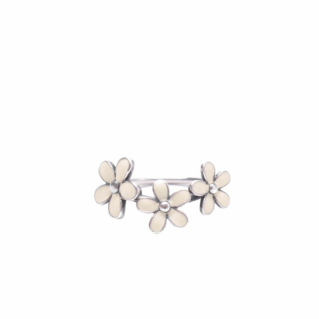 Pandora Silver Floral Ring