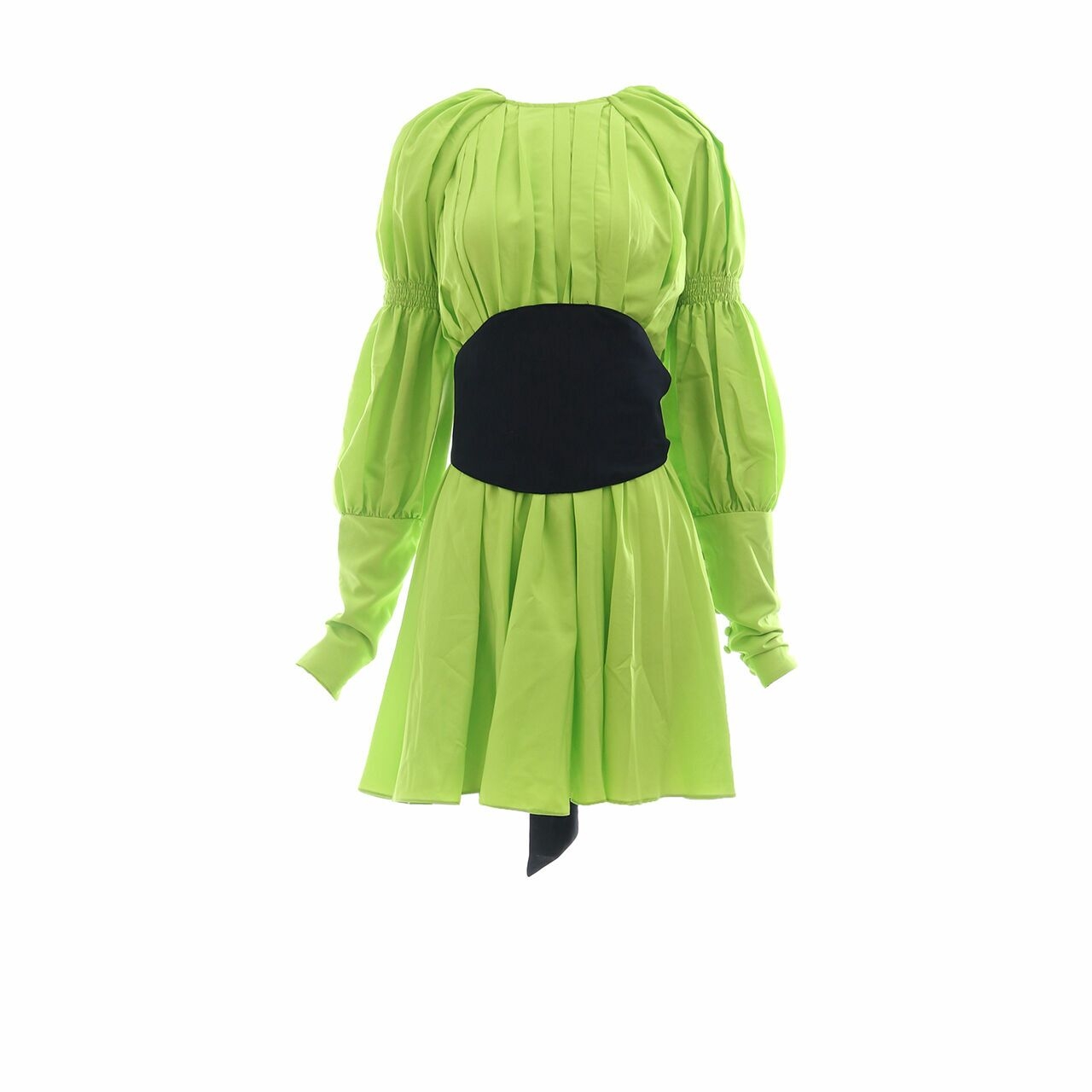 Barli Asmara Green Mini Dress