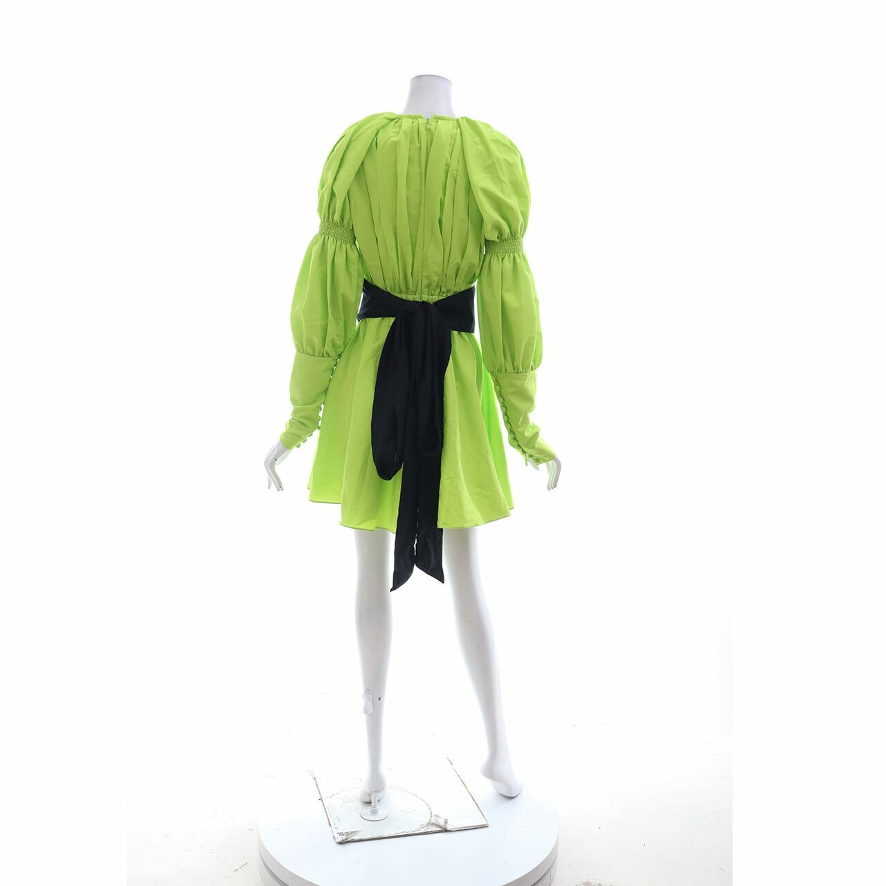 Barli Asmara Green Mini Dress