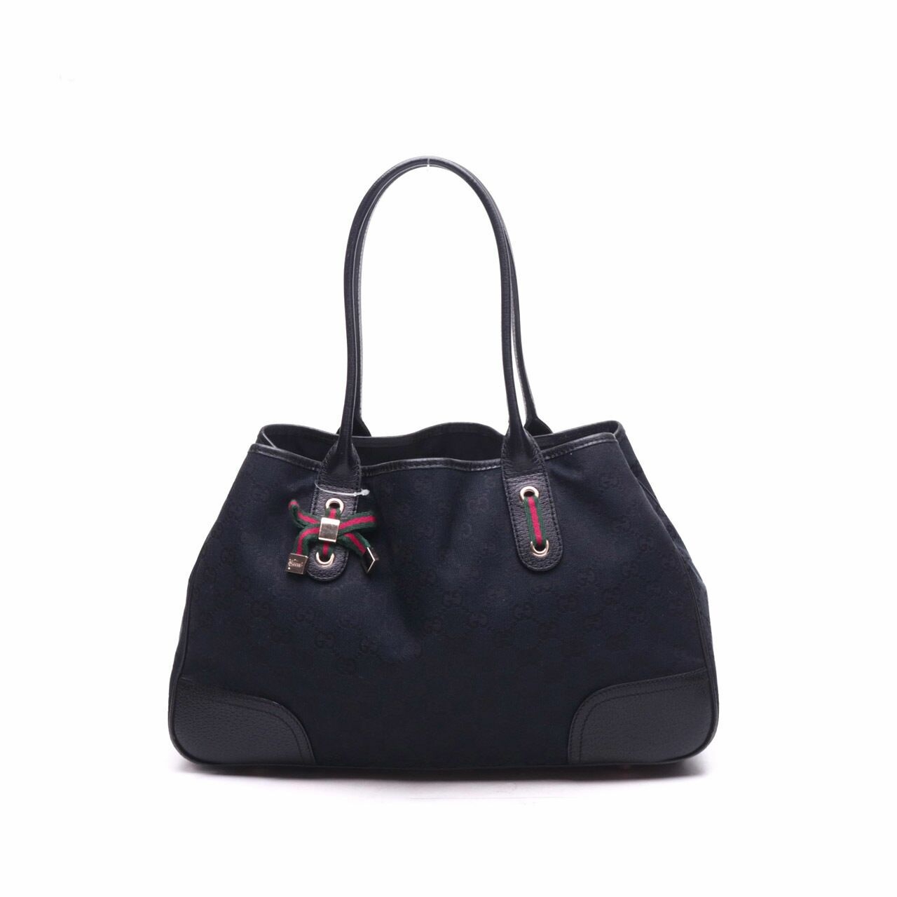 Gucci Princy Monogram Black Tote Bag