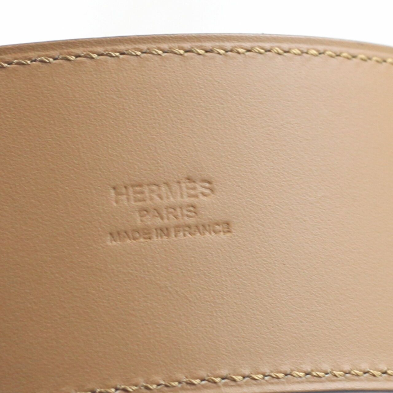 Hermès Brown Ikat Pinggang