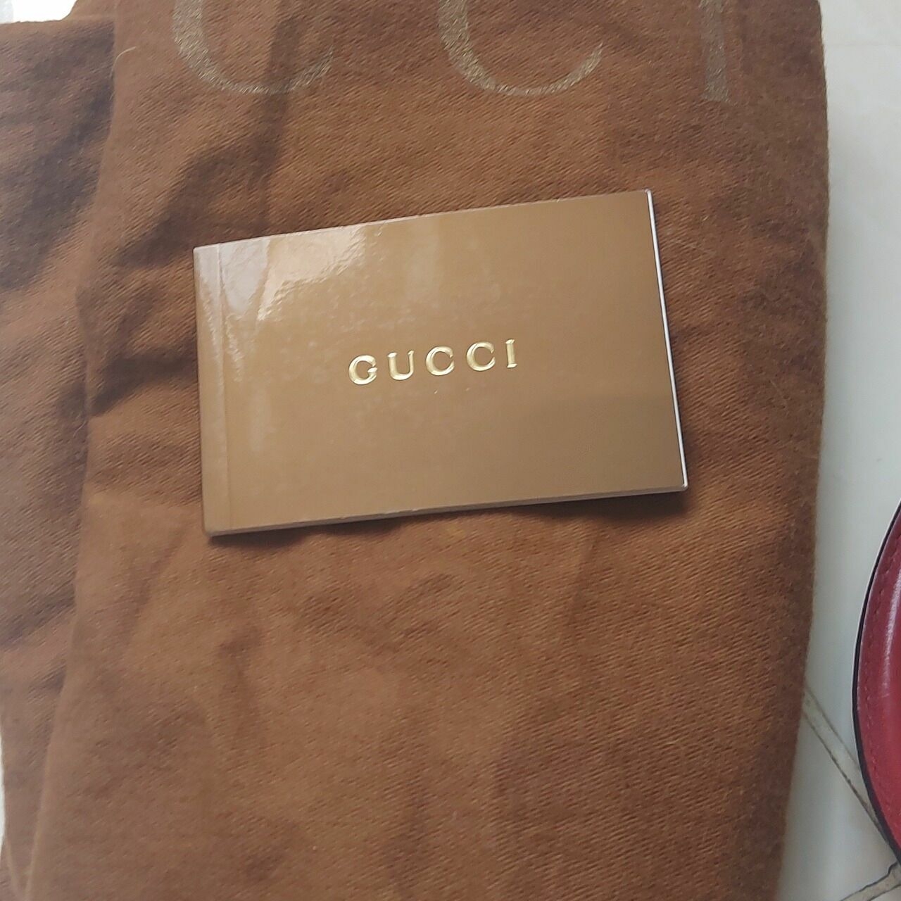 Gucci Red Tote Bag