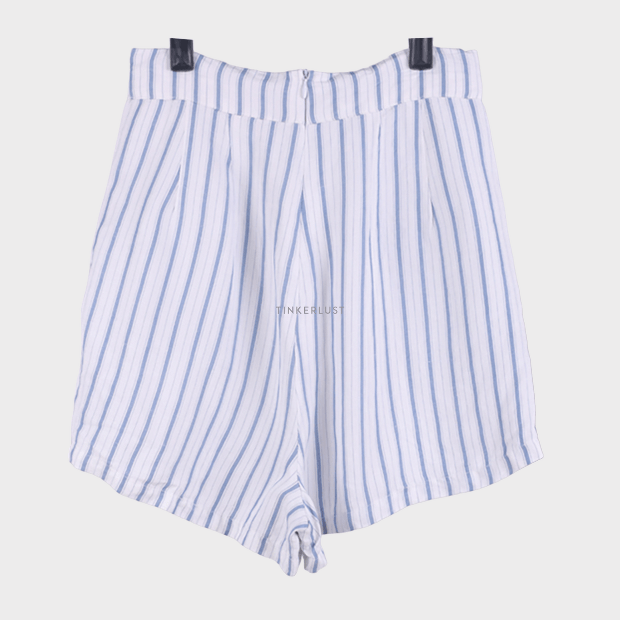 Oudre Blue & White Stripes Short Pants
