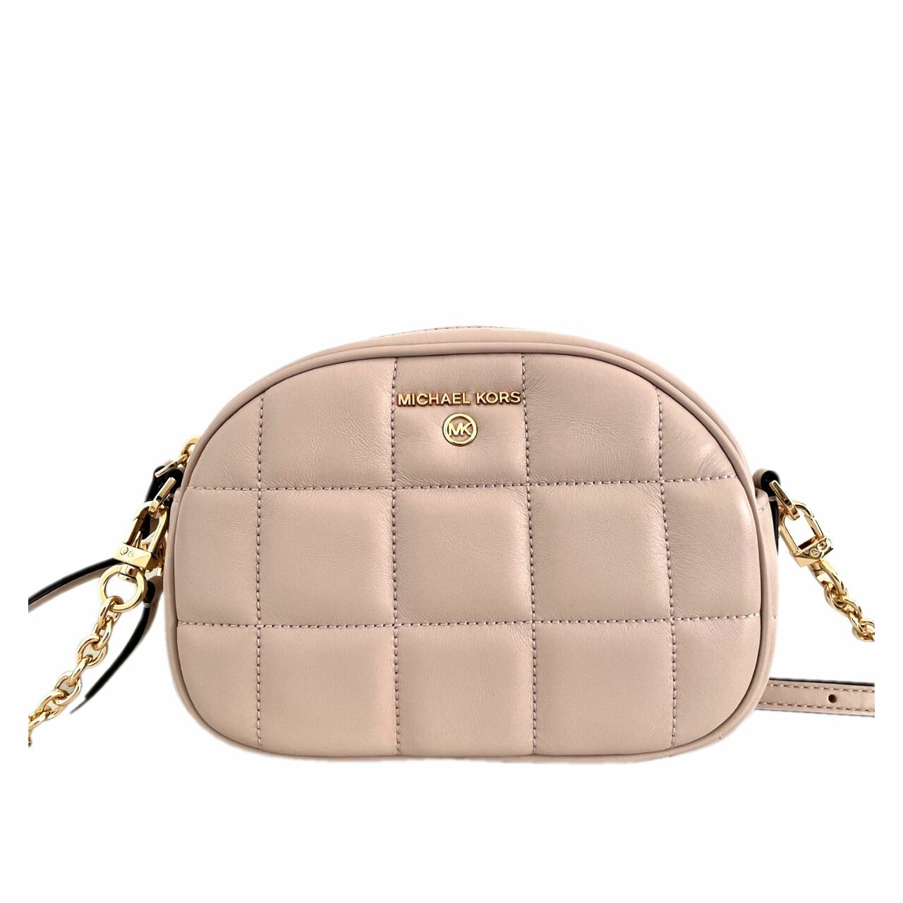 Michael Kors SoHo Oval Quilted Sling Bag - Soft Pink