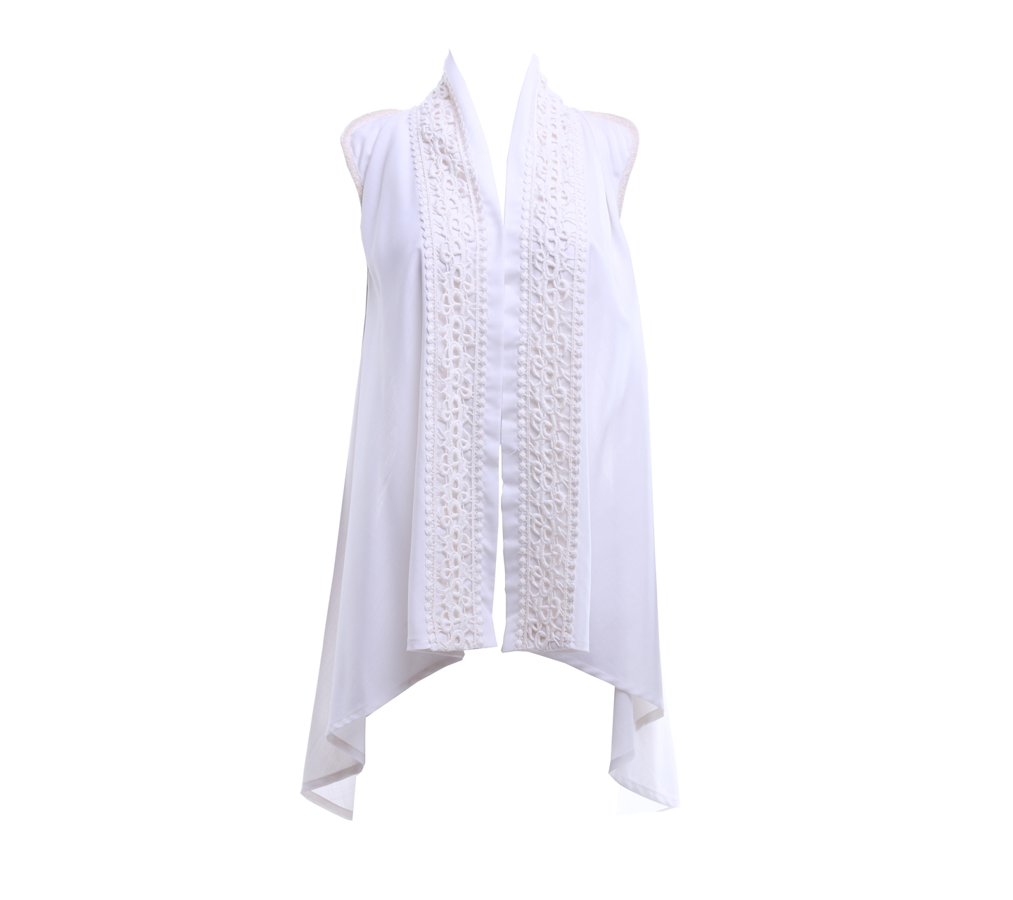 Happa Mel Ahyar White White Embroidery Outerwear