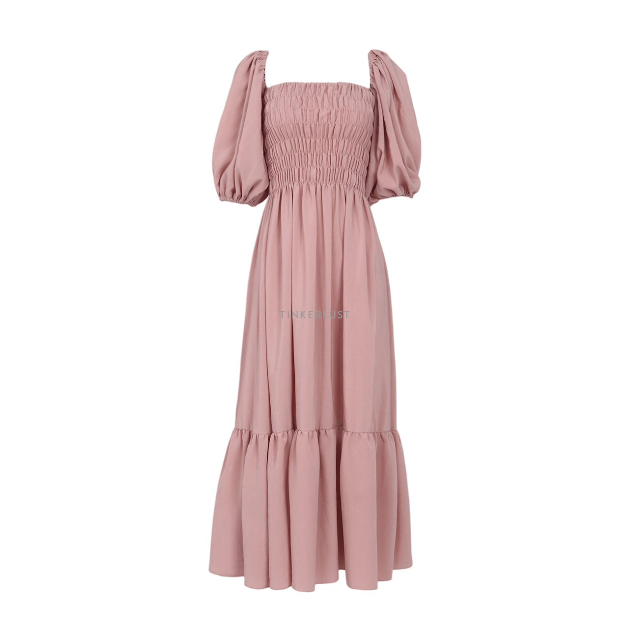 Etni Soft Pink Long Dress
