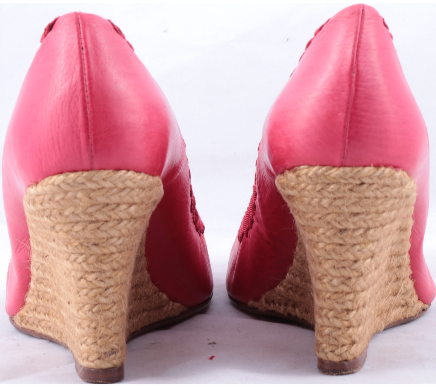 Lanvin Pink And Cream Wedges