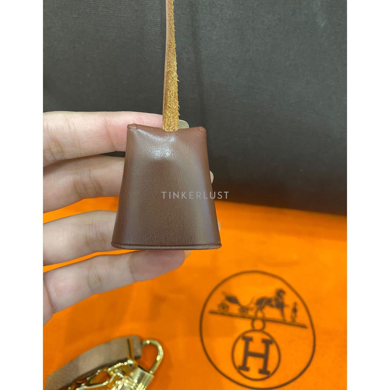 Hermes Herbag 31 Brown #E Square GHW Shoulder Bag