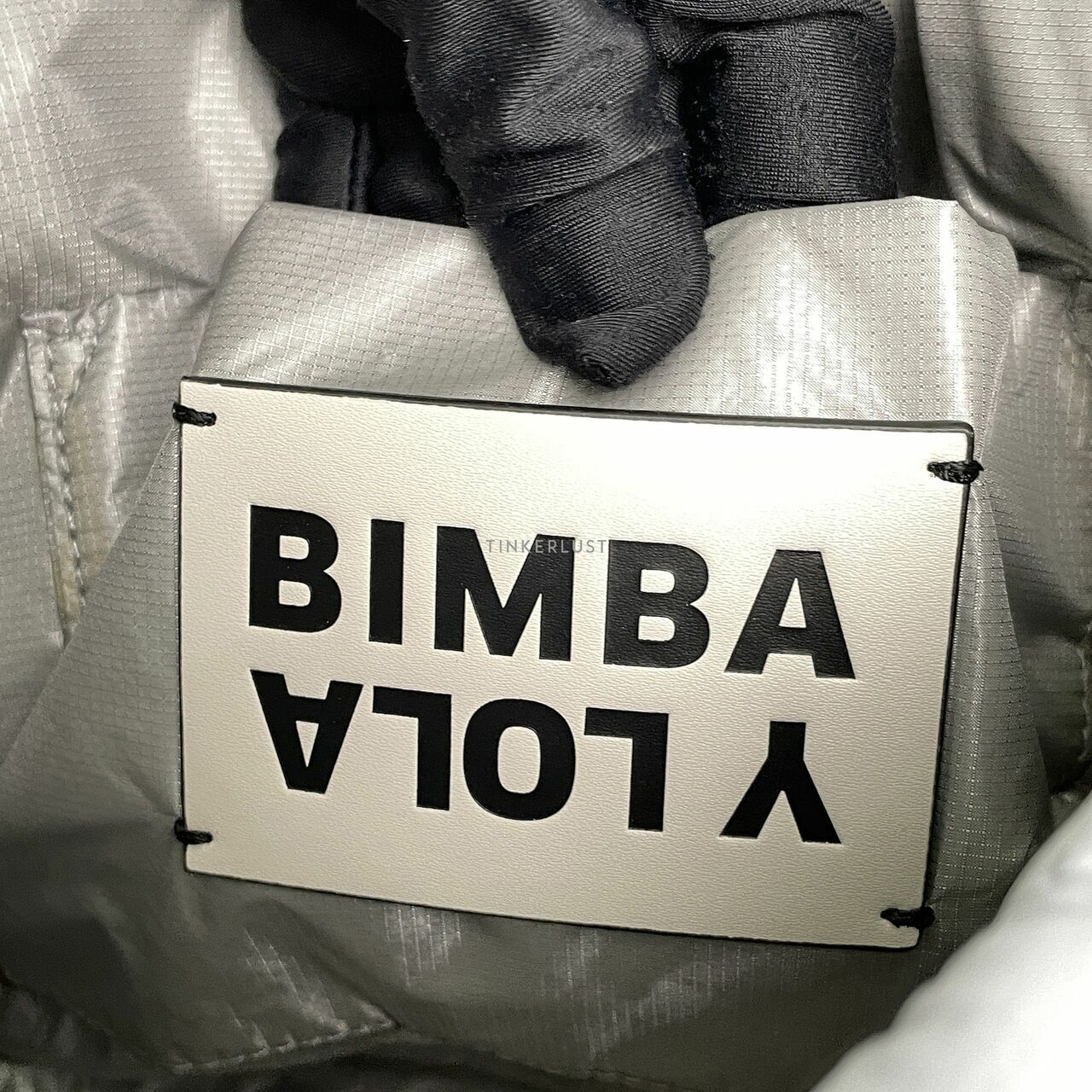 Bimba y Lola Blue Quilted Medium Flap Bag 
