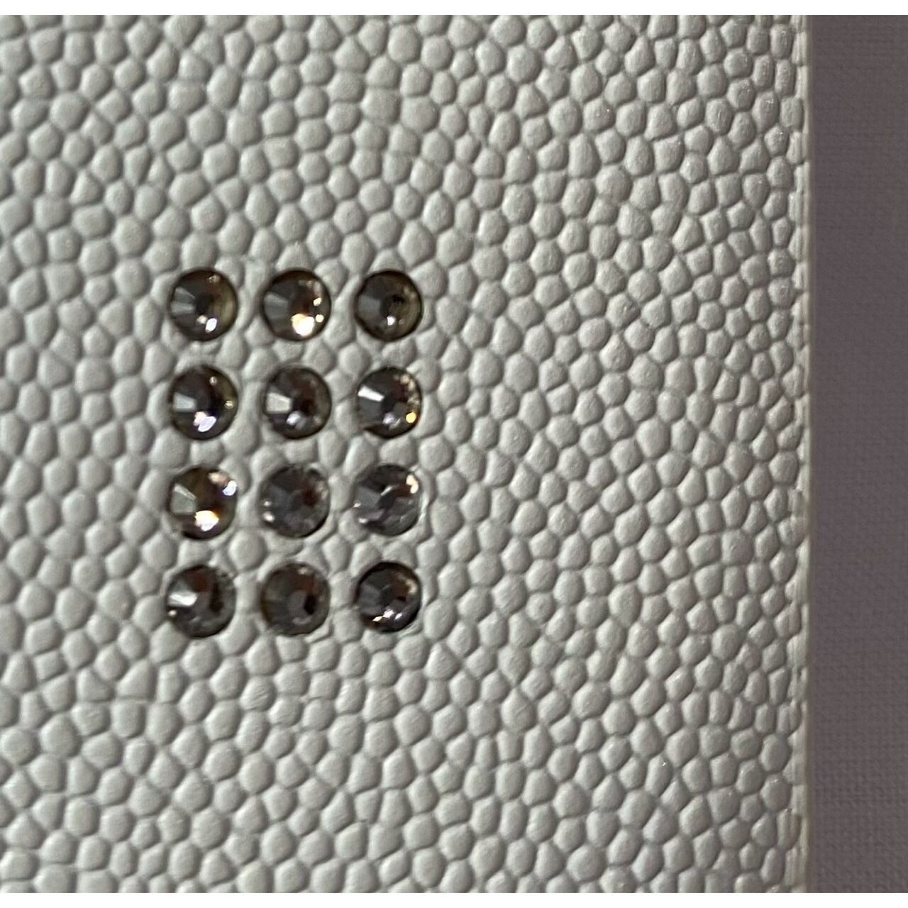 Swarovski White Keychain Bag Charm