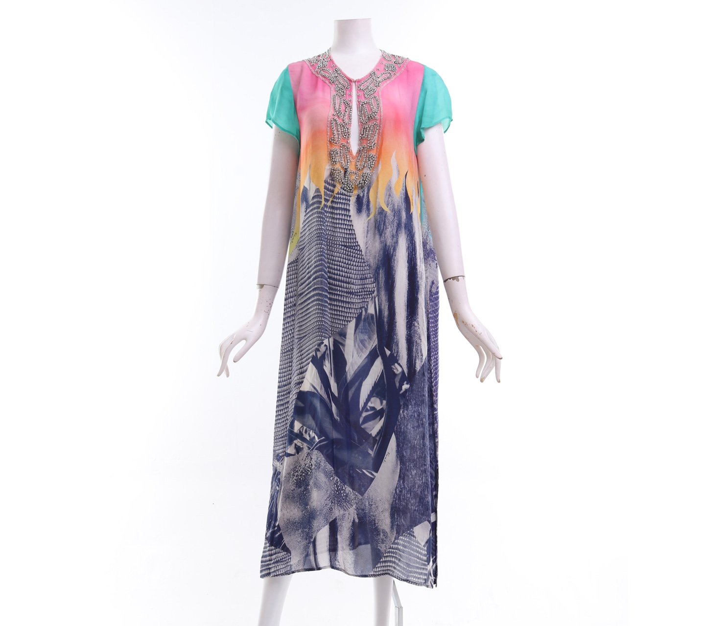 Farah Khan Multi Color Long Dress